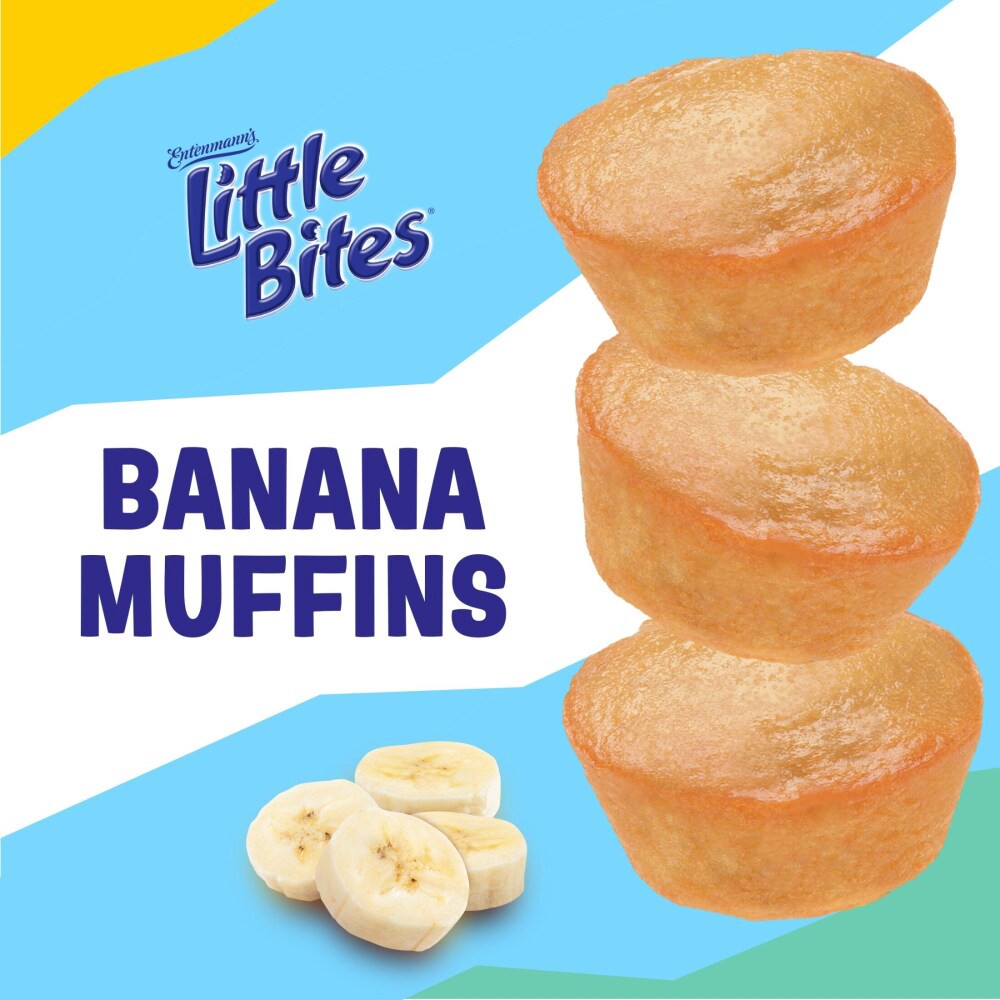 slide 3 of 5, Entenmann's Banana Muffin- Mini Muffins, 5 count, 8.25 oz, 5 ct