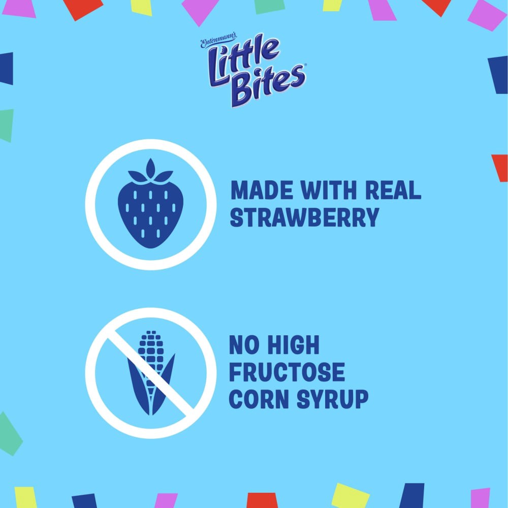 slide 4 of 5, Entenmann's Strawberry Yogurt Strawberry Mini Muffins, 5 packs, 8.25 oz, 5 ct