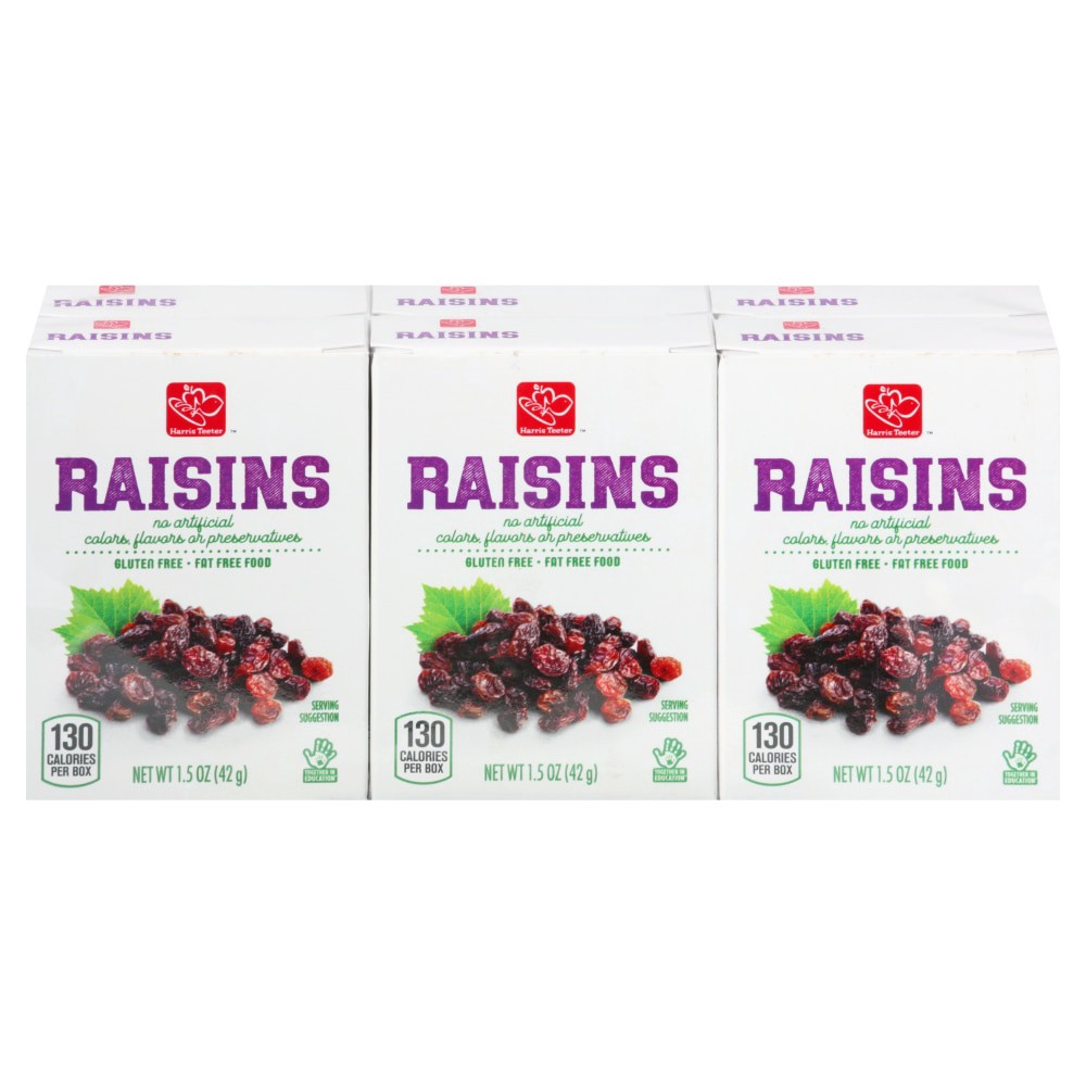 slide 2 of 2, Harris Teeter California Seedless Raisins, 9 oz