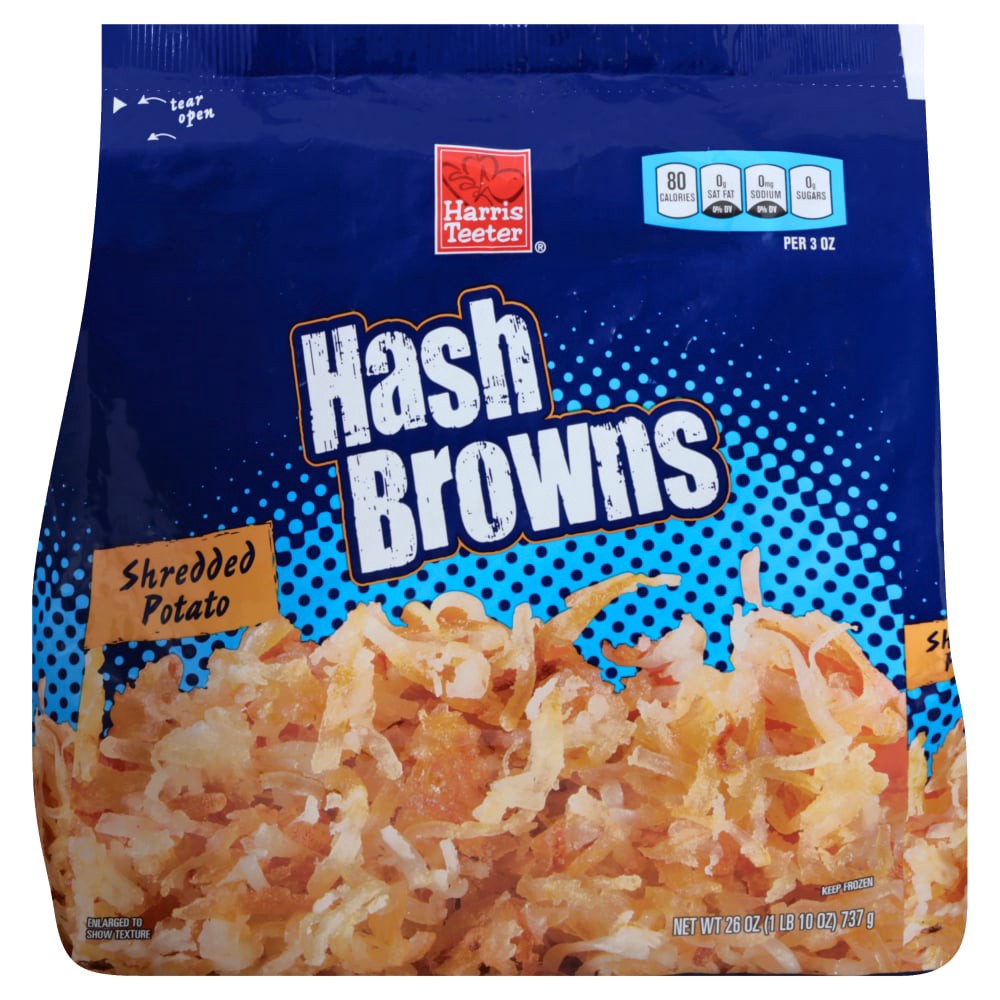 slide 3 of 6, Harris Teeter Shredded Hash Brown Potatoes, 26 oz