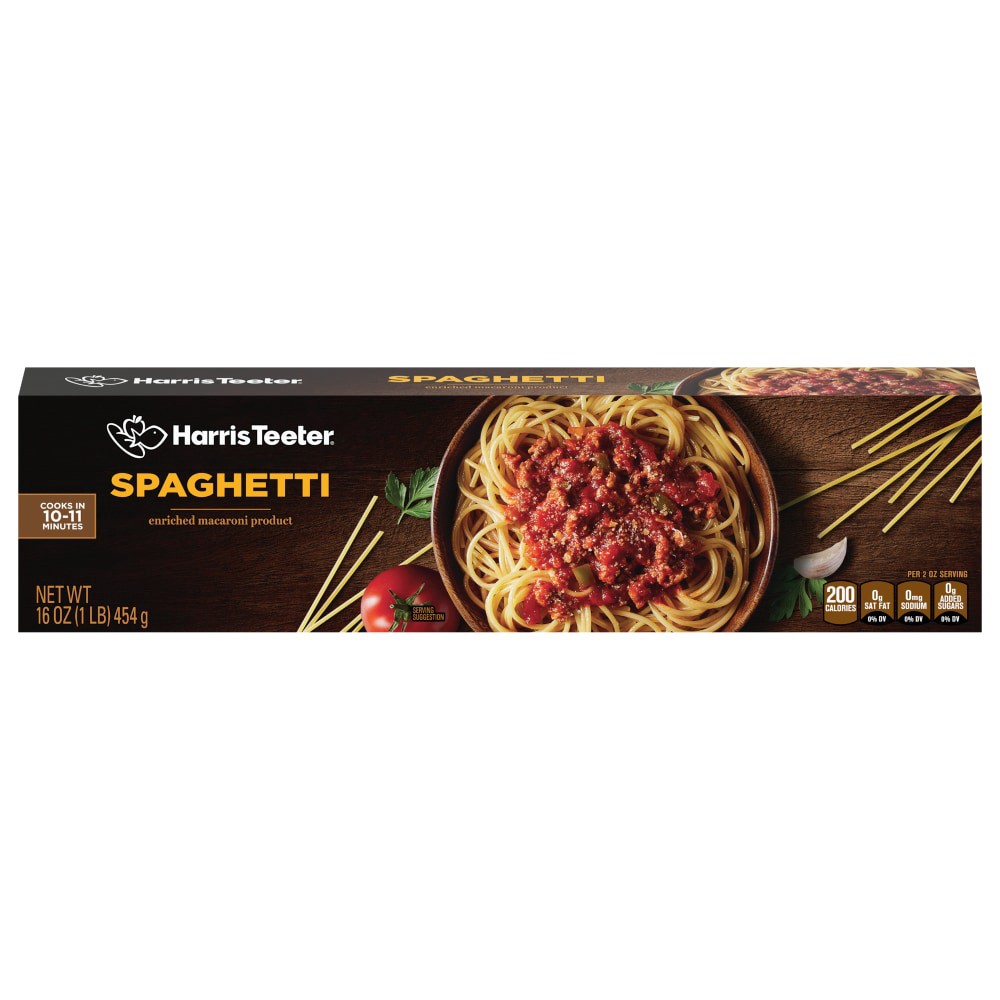 slide 2 of 2, Harris Teeter™ Spaghetti Pasta, 16 oz