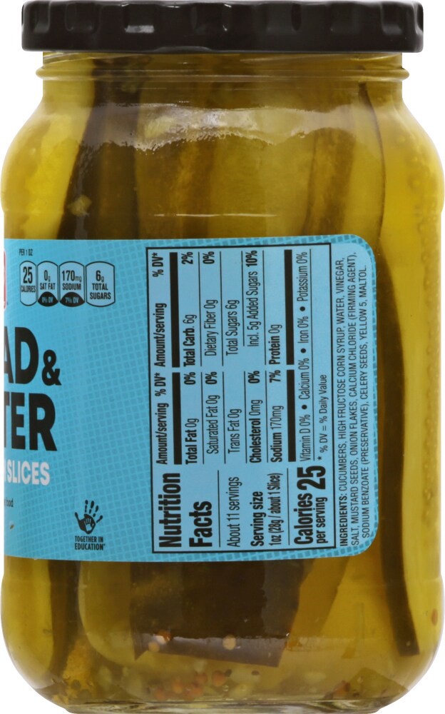 slide 2 of 4, Harris Teeter Pickle Sandwich Slices - Bread Butter - 16 oz, 16 oz