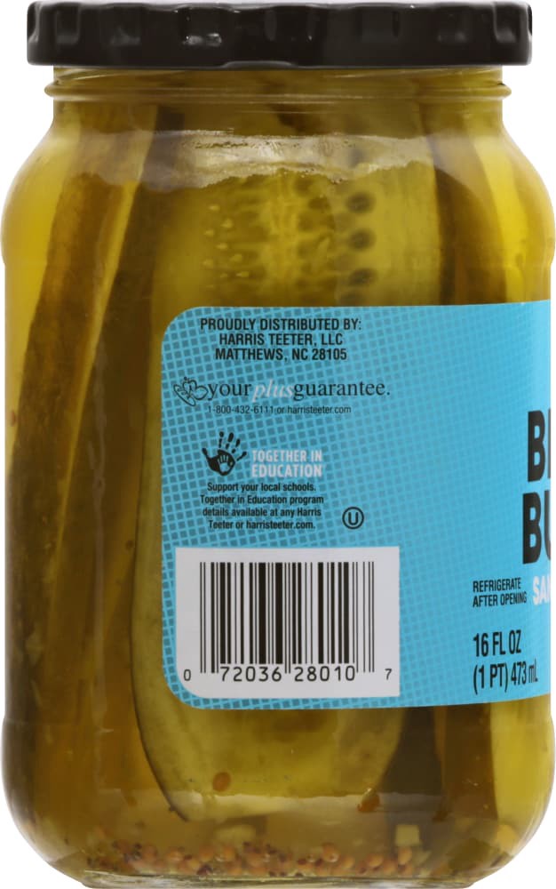 slide 4 of 4, Harris Teeter Pickle Sandwich Slices - Bread Butter - 16 oz, 16 oz