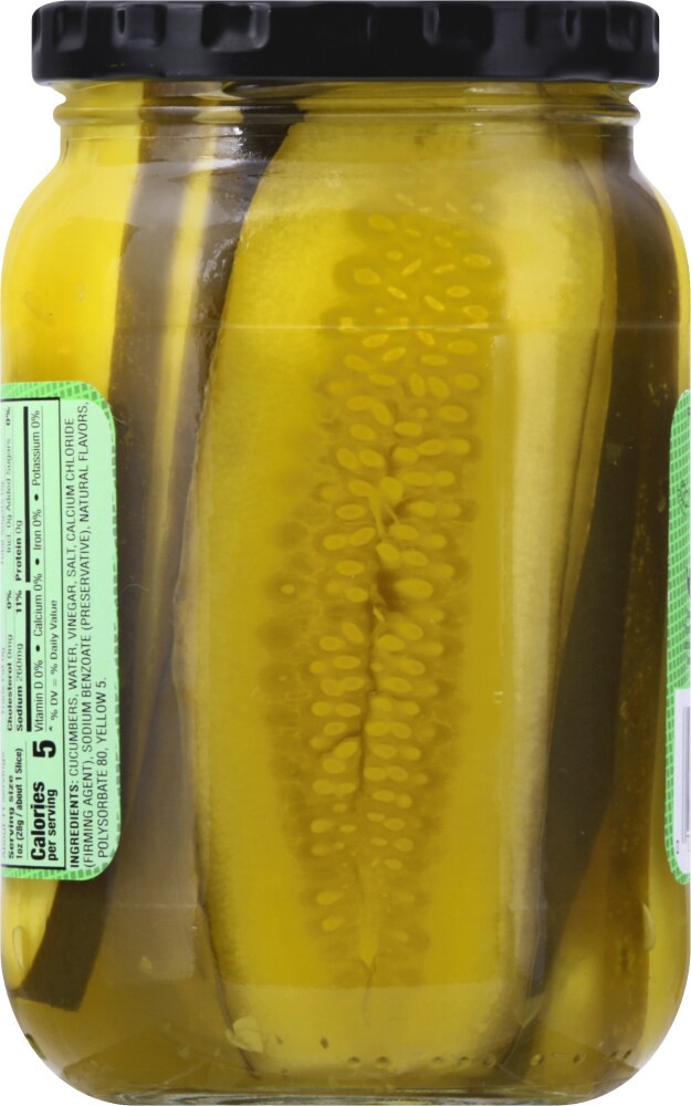 slide 3 of 4, Harris Teeter Pickle Sandwich Slices - Kosher Dill, 16 oz