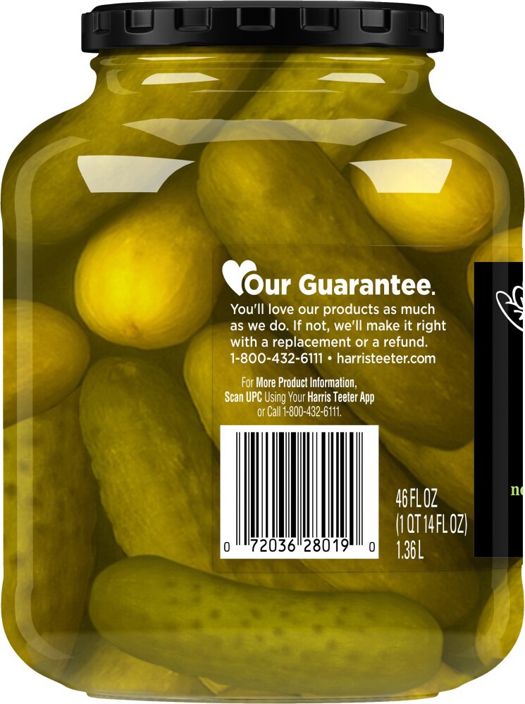 slide 3 of 4, Harris Teeter Pickles - Dill, 46 oz