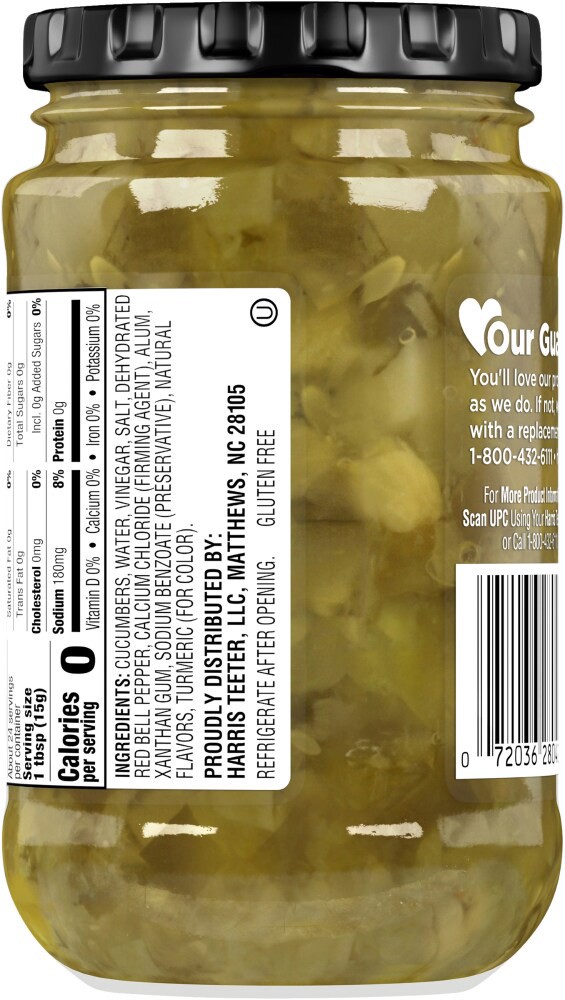 slide 2 of 4, Harris Teeter Pickles - Dill Salad Cubes - 12 oz, 12 oz