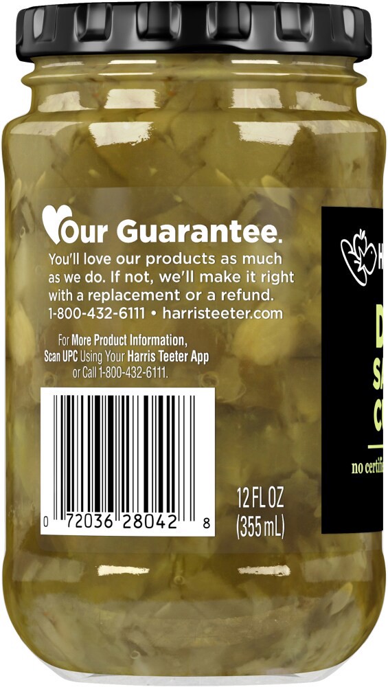 slide 3 of 4, Harris Teeter Pickles - Dill Salad Cubes - 12 oz, 12 oz