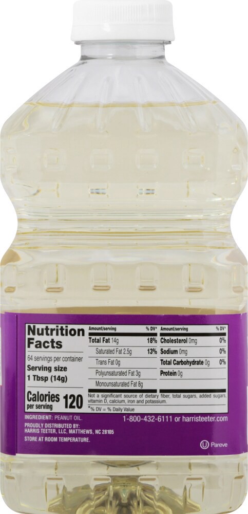 slide 2 of 4, Harris Teeter Peanut Oil, 32 oz