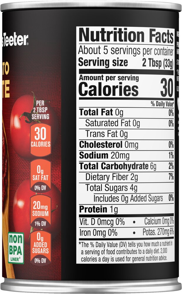 slide 4 of 4, Harris Teeter Tomato Paste, 6 oz