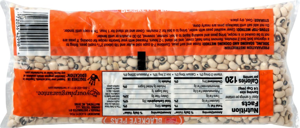 slide 3 of 6, Harris Teeter Dry Blackeye Peas, 16 oz
