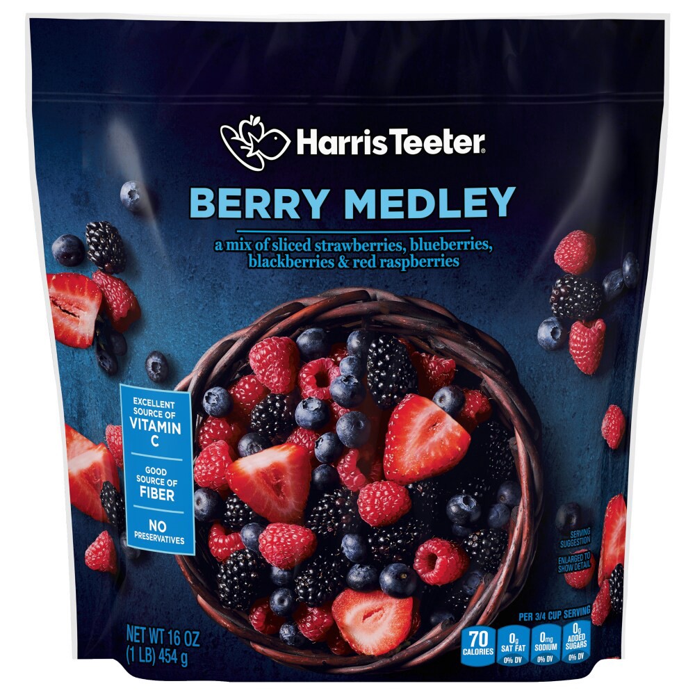 slide 3 of 3, Harris Teeter Berry Medley, 16 oz