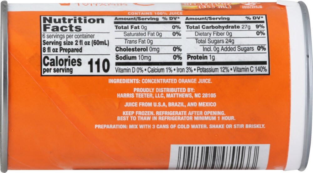 slide 2 of 2, Harris Teeter™ Frozen Orange Juice Concentrate, 12 fl oz