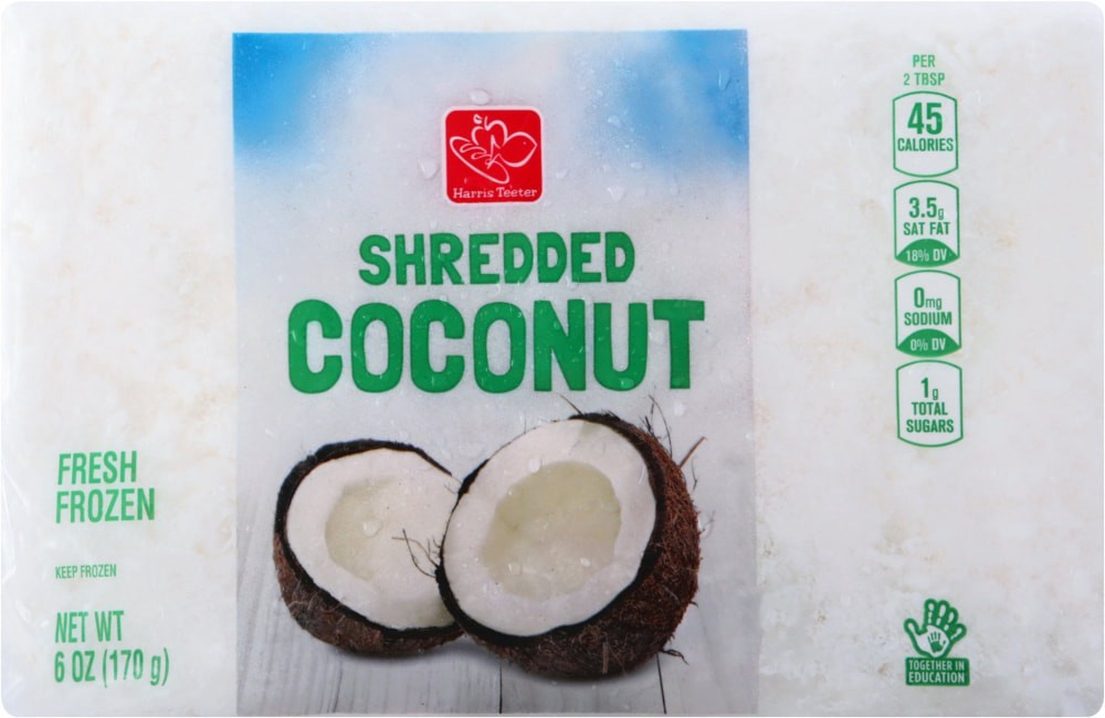 slide 3 of 6, Harris Teeter Coconut, 6 oz