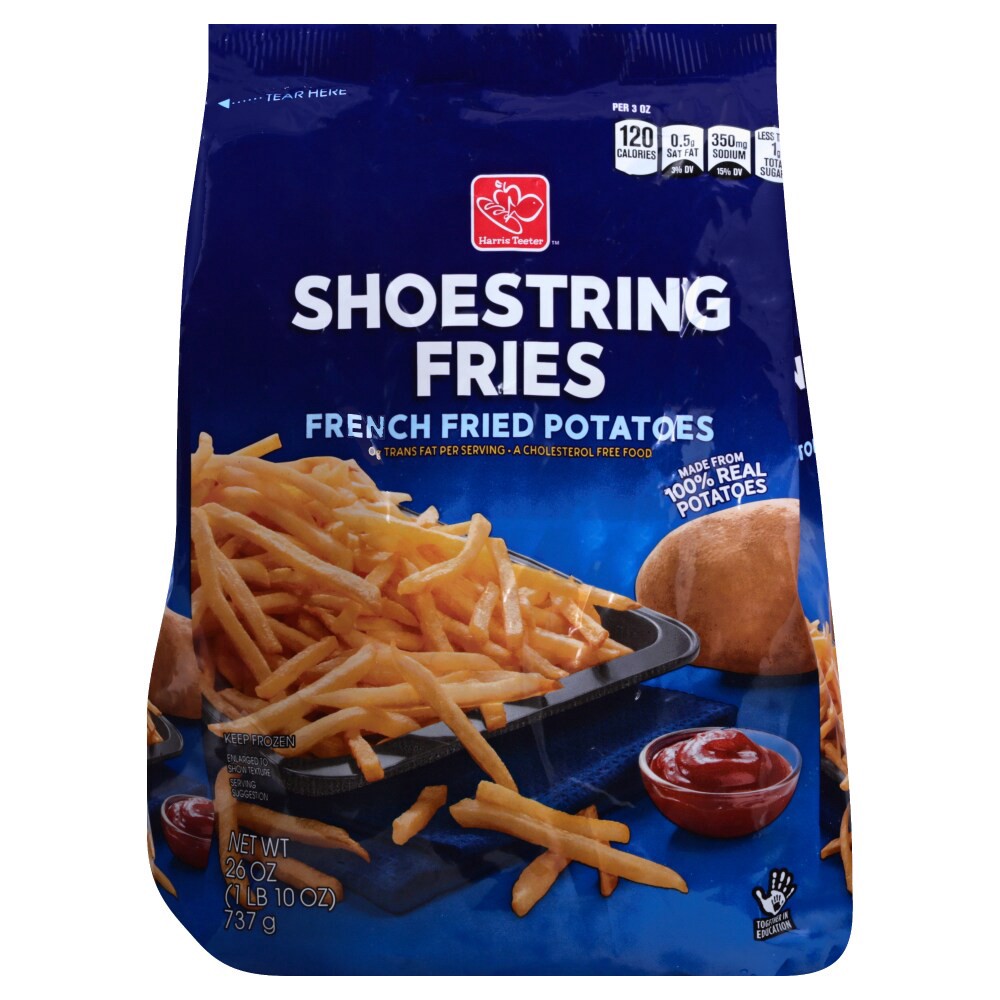 slide 2 of 4, Harris Teeter Potatoes - Shoestring, 26 oz