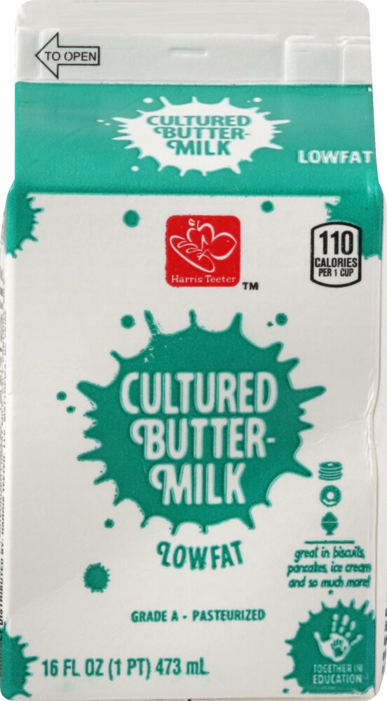 slide 2 of 5, Harris Teeter Buttermilk, 1/2 qt