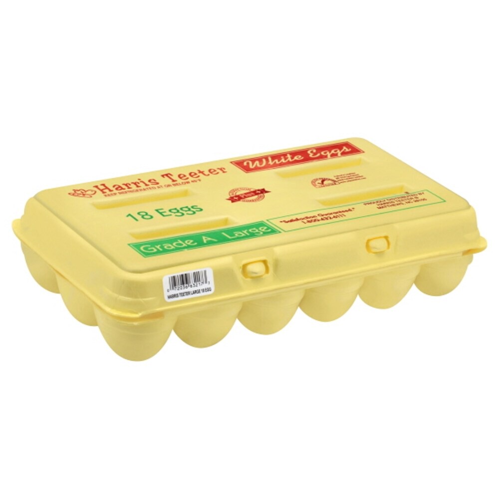 slide 2 of 2, Harris Teeter Large Eggs, 18 ct