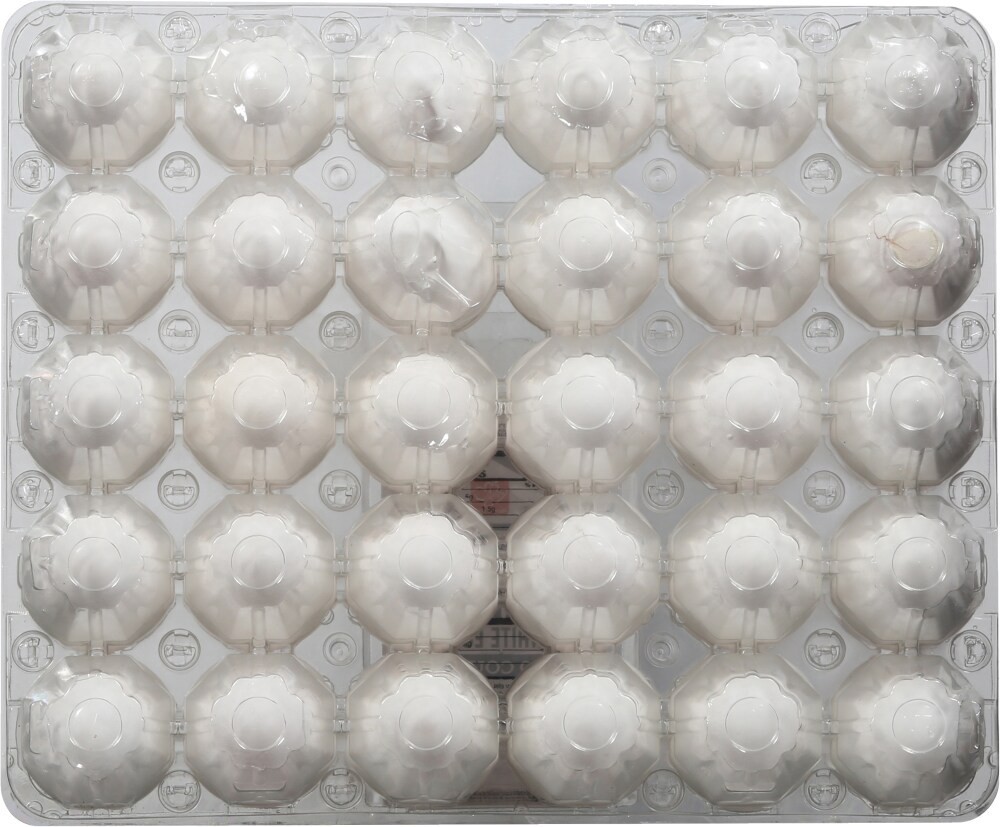 slide 4 of 4, Harris Teeter White Eggs, 18 ct