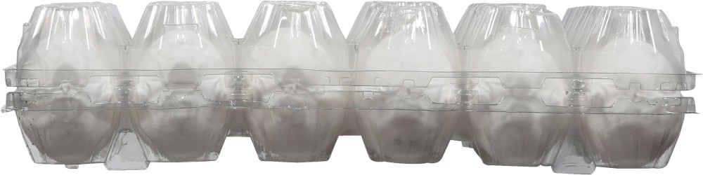 slide 3 of 4, Harris Teeter White Eggs, 18 ct