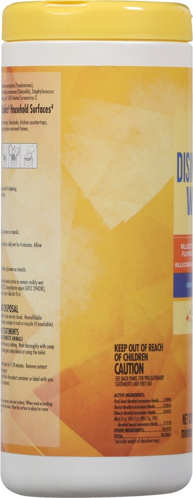 slide 6 of 6, Harris Teeter yourhome Disinfecting Wipes - Lemon, 35 ct