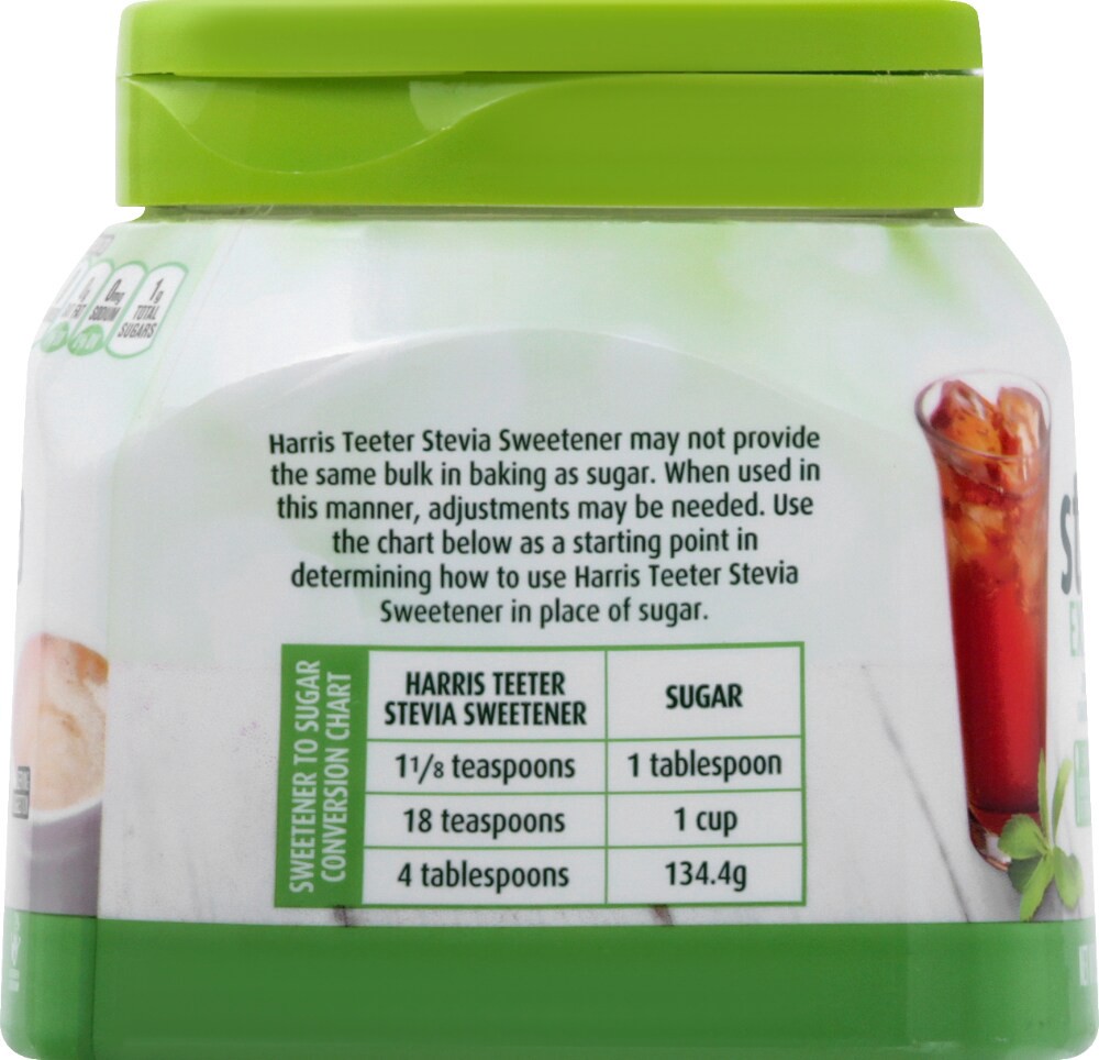 slide 2 of 4, Harris Teeter Stevia Sweetener Jar, 9.8 oz