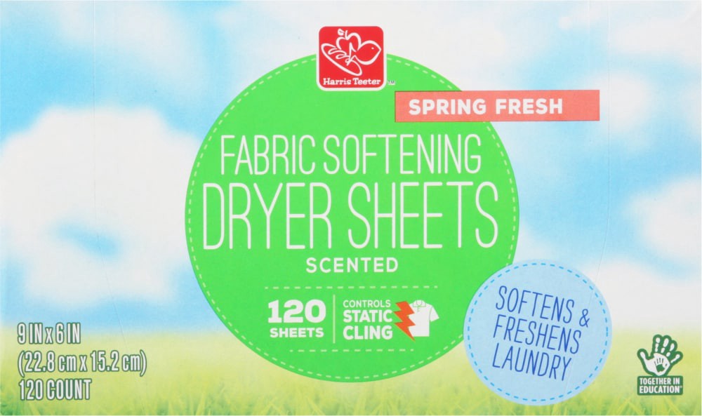 slide 3 of 5, Harris Teeter yourhome Fabric Softener Sheets -Spring Fresh, 120 ct