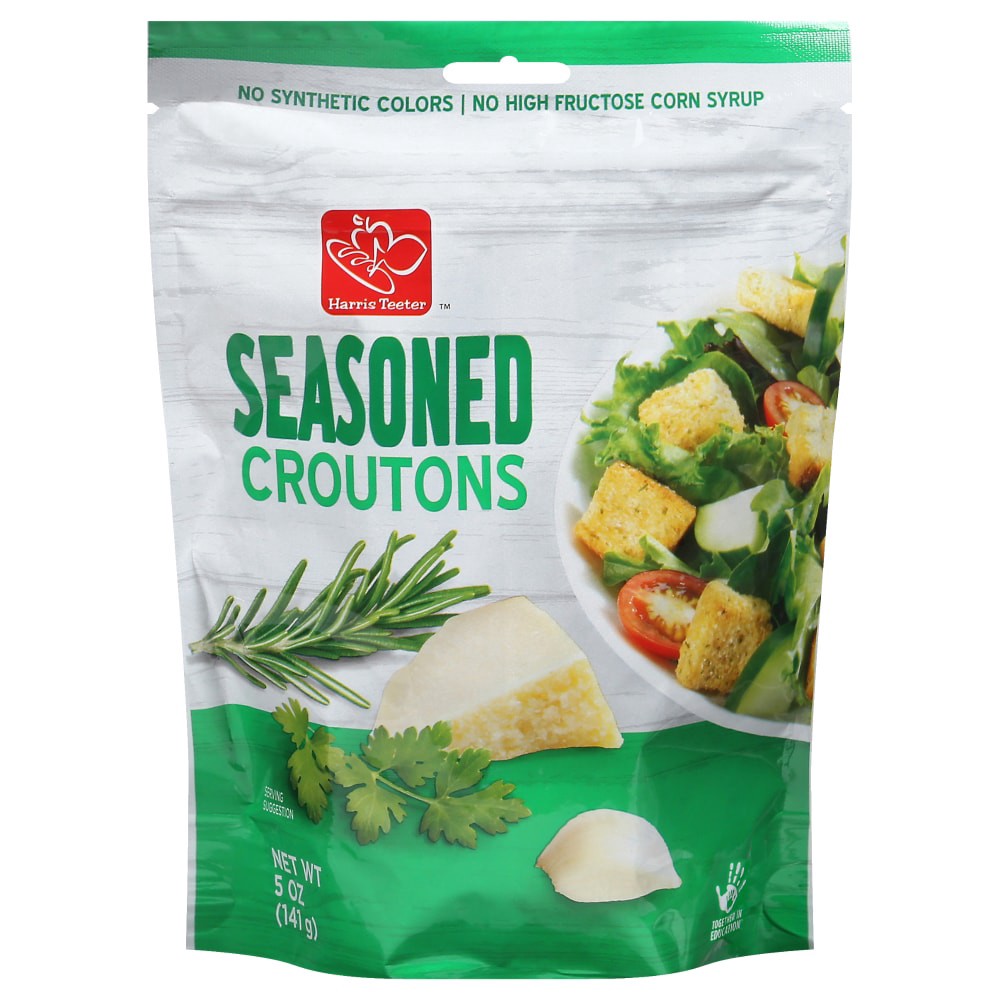 slide 2 of 2, Harris Teeter Seasoned Croutons - 5 oz, 5 oz