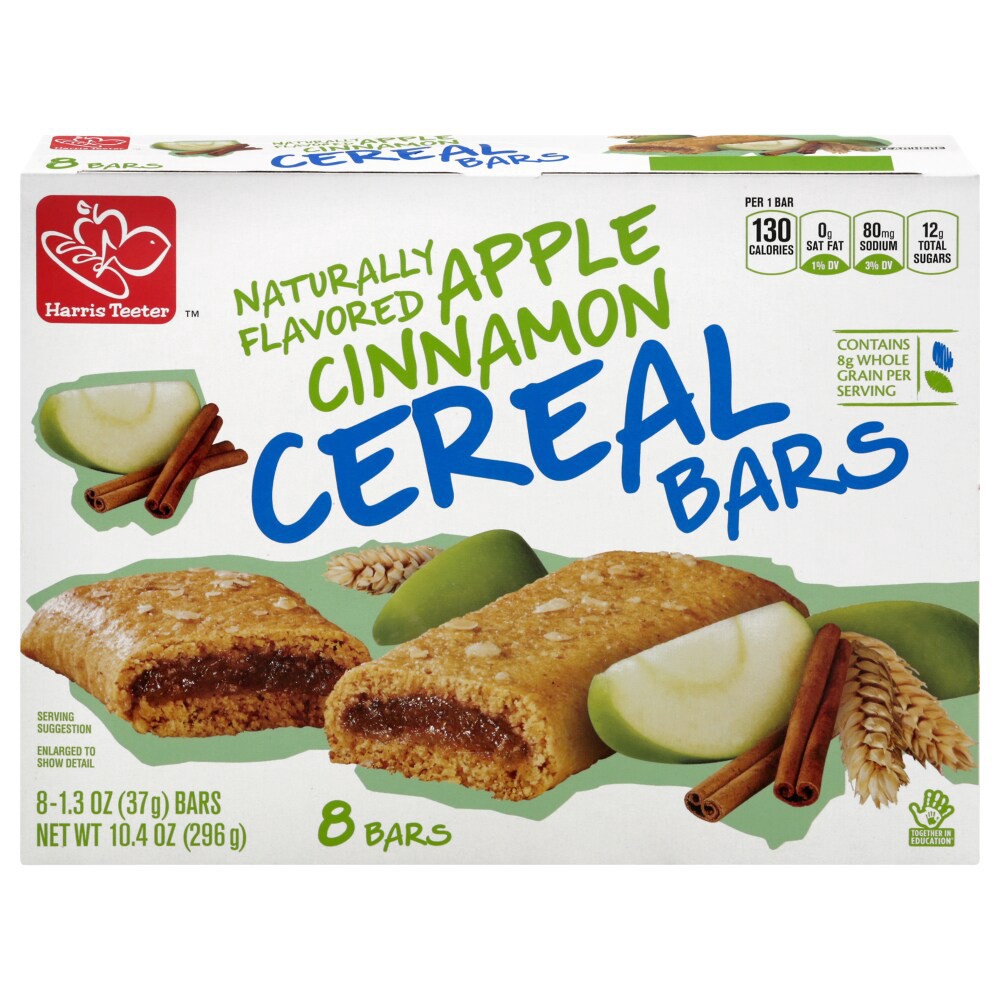 slide 5 of 6, Harris Teeter Apple Cinnamon Cereal Bars, 10.4 oz