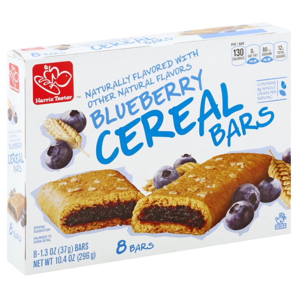 slide 3 of 6, Harris Teeter Blueberry Cereal Bars, 10.4 oz