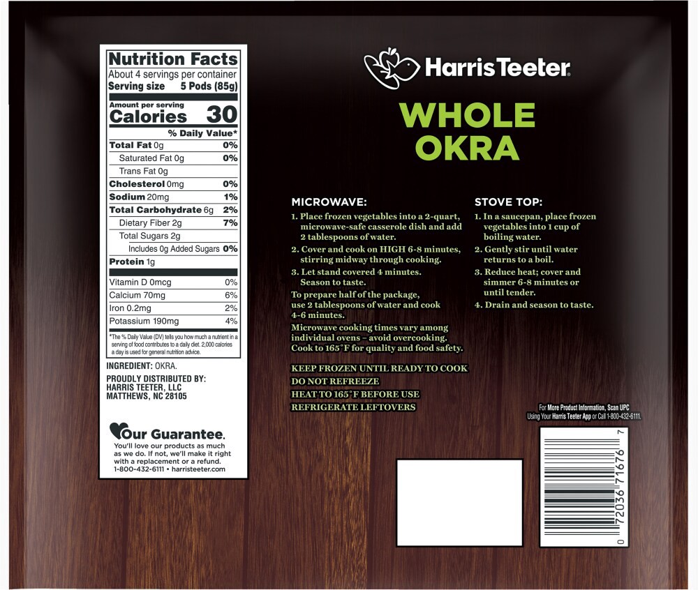 slide 6 of 6, Harris Teeter™ Whole Okra, 12 oz