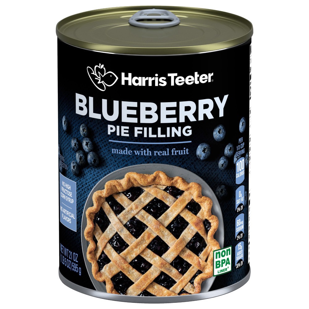 slide 3 of 4, Harris Teeter Blueberry Pie Filling, 21 oz