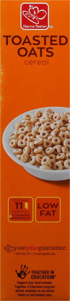 slide 4 of 4, Harris Teeter Toasted Oats Cereal, 12 oz
