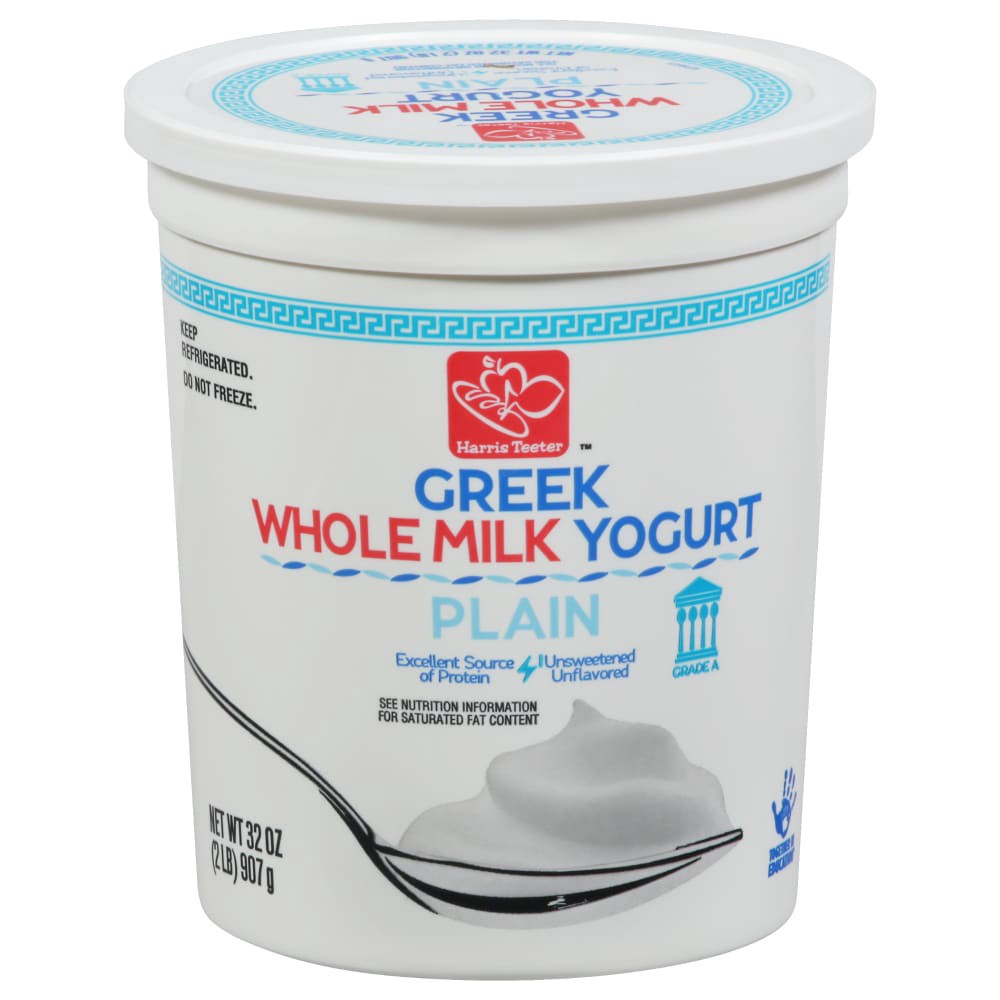 slide 5 of 5, Harris Teeter Whole Milk Greek Yogurt, 32 oz