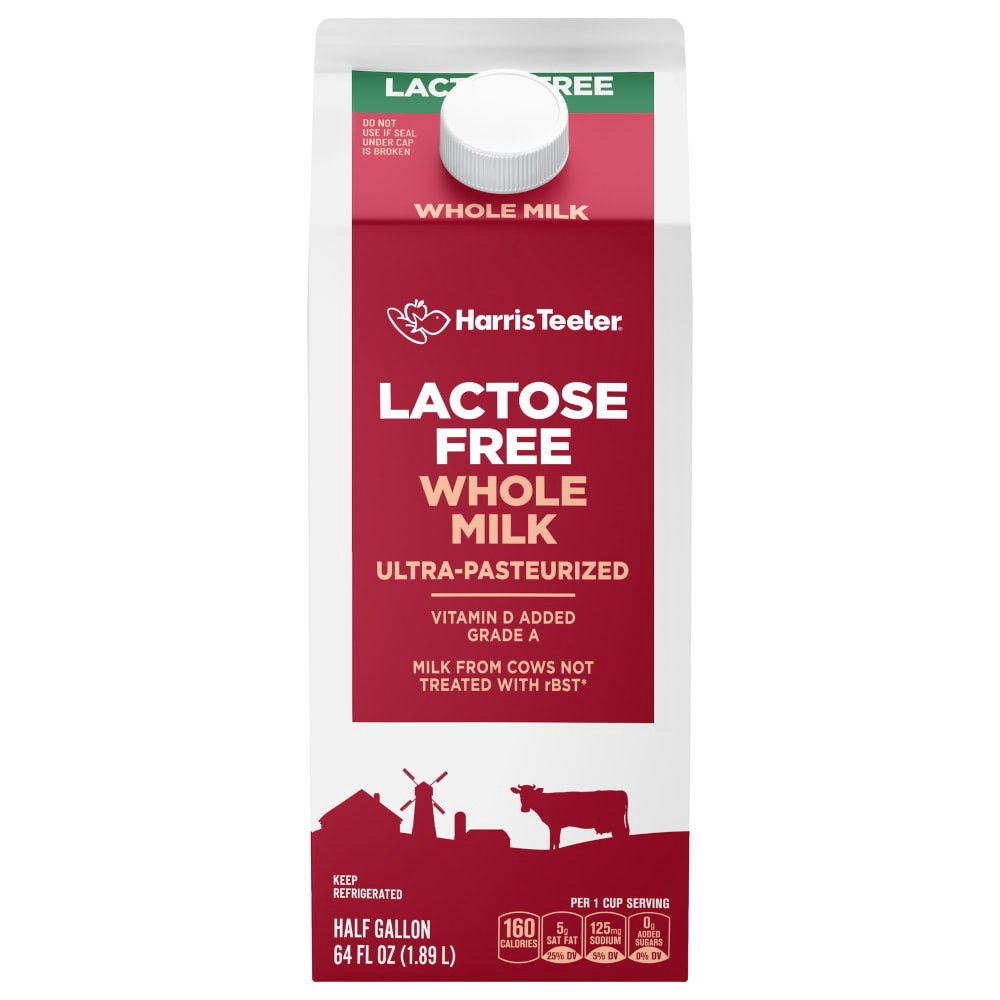 slide 3 of 4, Harris Teeter Lactose Free Whole Milk, 1 ct