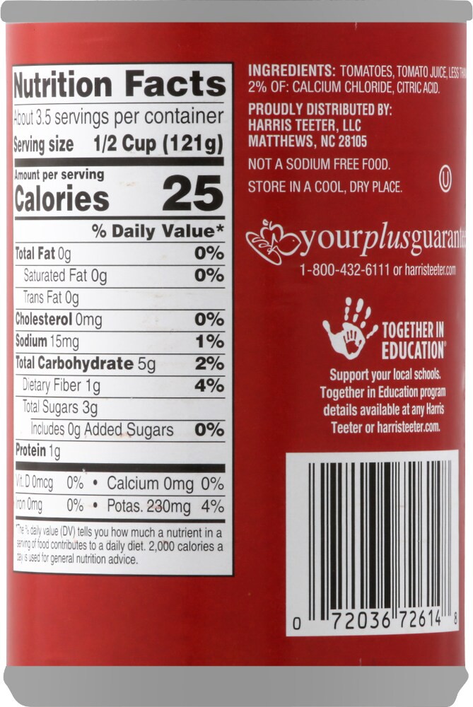 slide 2 of 4, Harris Teeter Petite Diced Tomatoes Nsa - 14.5 oz, 14.5 oz