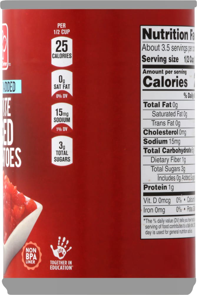 slide 3 of 4, Harris Teeter Petite Diced Tomatoes Nsa - 14.5 oz, 14.5 oz