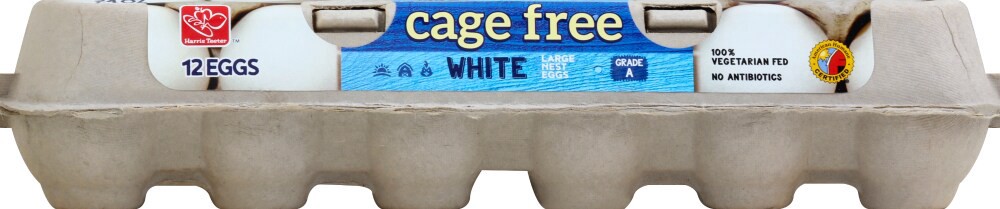 slide 3 of 3, Harris Teeter Naturals Cage Free Nest Eggs, 1 doz