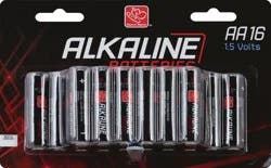 Harris Teeter Alkaline AA Batteries - 16 Pack