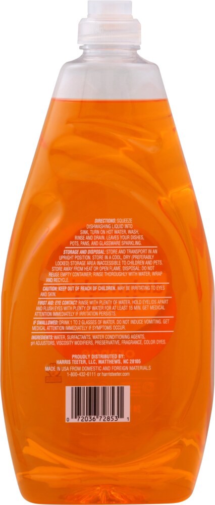 slide 3 of 3, Harris Teeter Liq Dish Orange, 1 ct