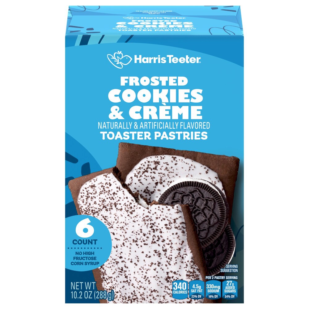 slide 5 of 5, Harris Teeter Tstr Pastry Cookie & Creme, 1 ct