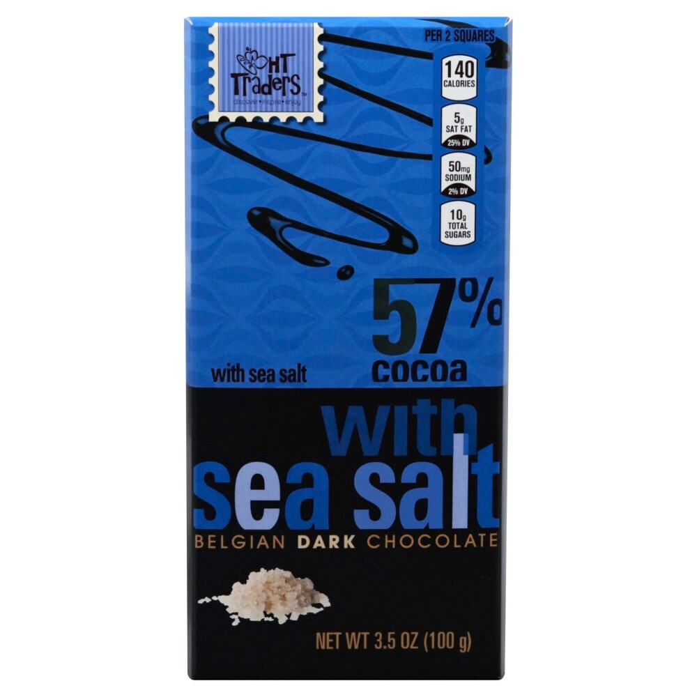 slide 2 of 2, Harris Teeter Trdrs Dark Choc Sea Salt, 3.5 oz