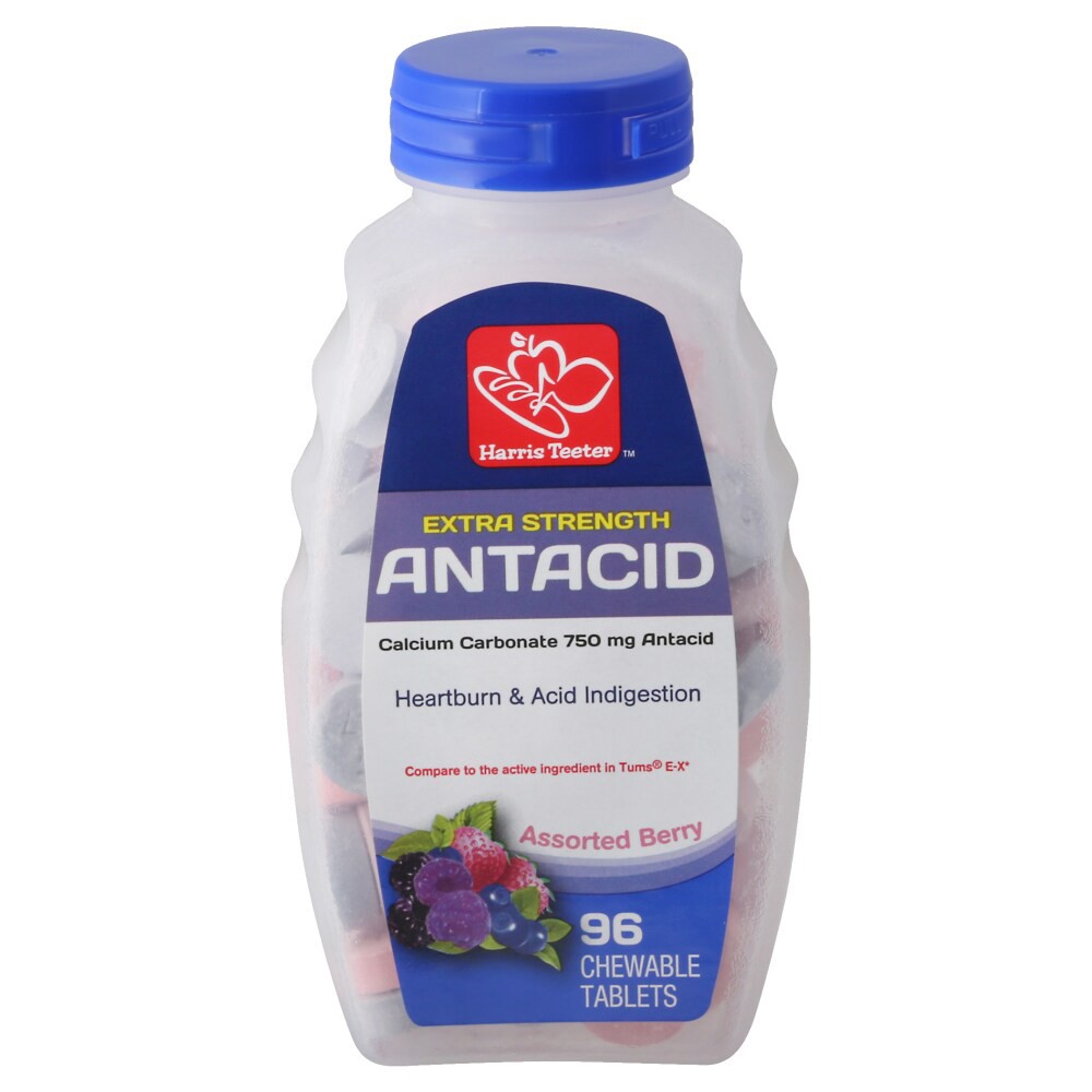 slide 2 of 2, Harris Teeter Antacid E/S Asst Berries, 96 ct