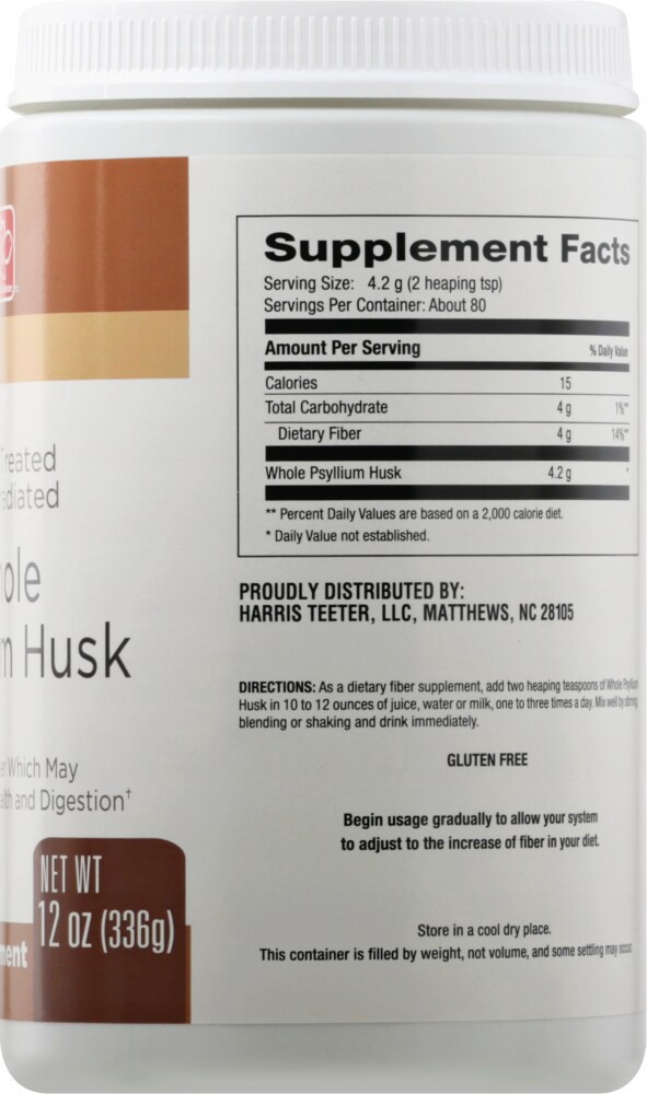 slide 3 of 4, Harris Teeter Whole Psyllium Husk, 1 ct