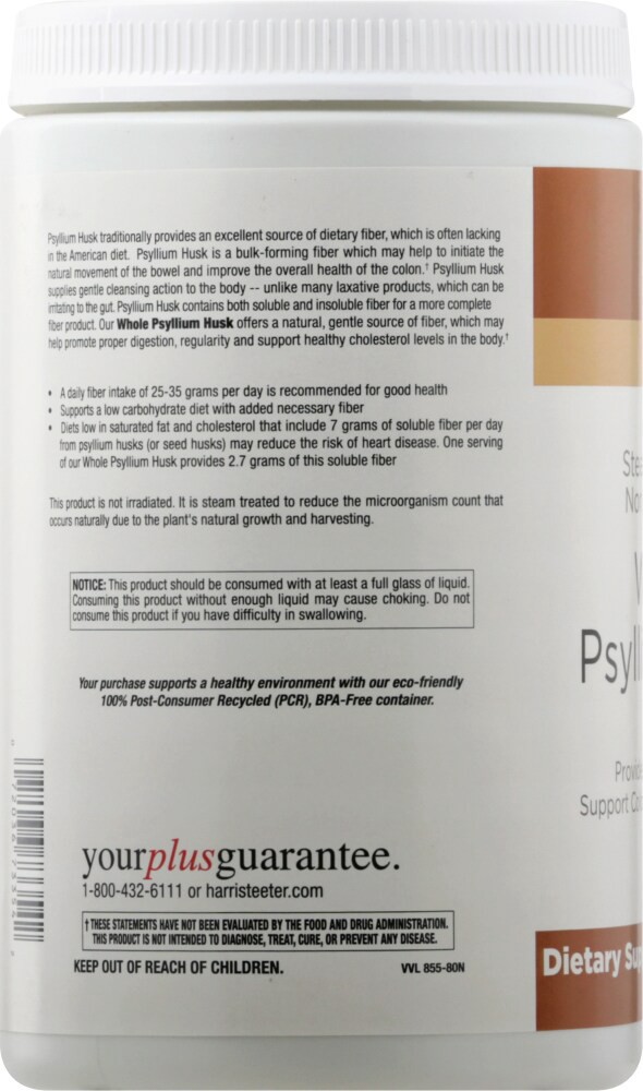 slide 4 of 4, Harris Teeter Whole Psyllium Husk, 1 ct