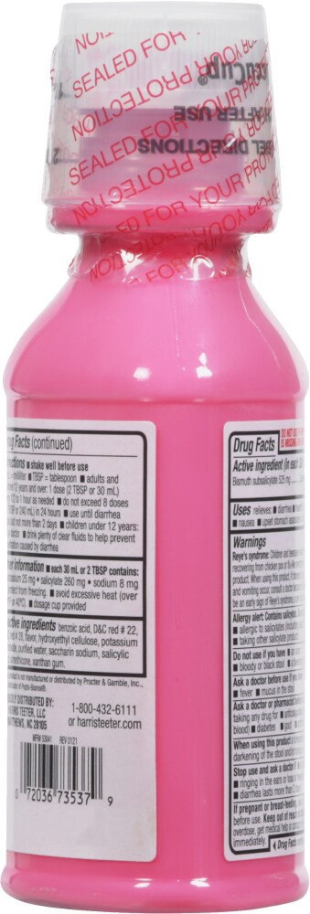 slide 3 of 4, Harris Teeter Reg Strength Bismuth, 1 ct