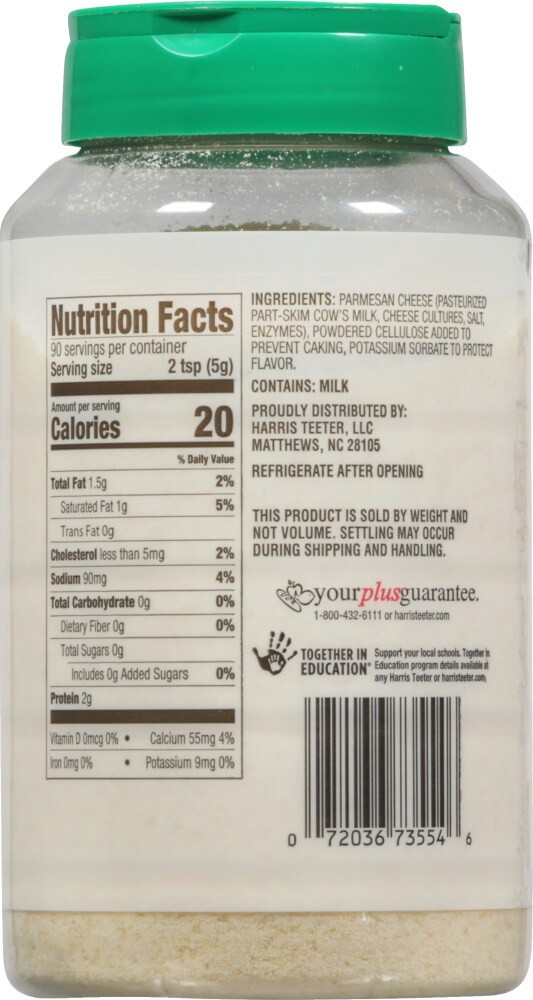 slide 2 of 2, Harris Teeter Grated Parm Cheese, 1 ct