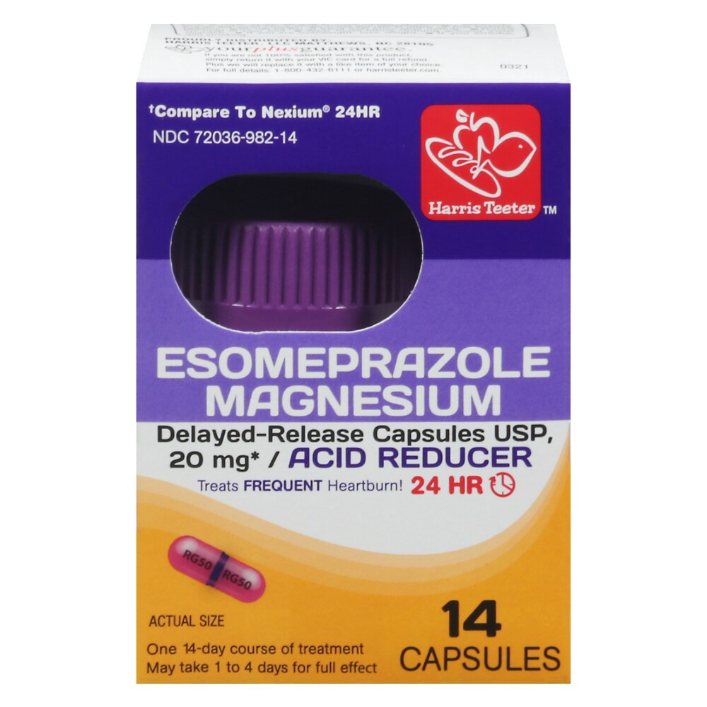 slide 5 of 6, Harris Teeter Esomperazole, 14 ct