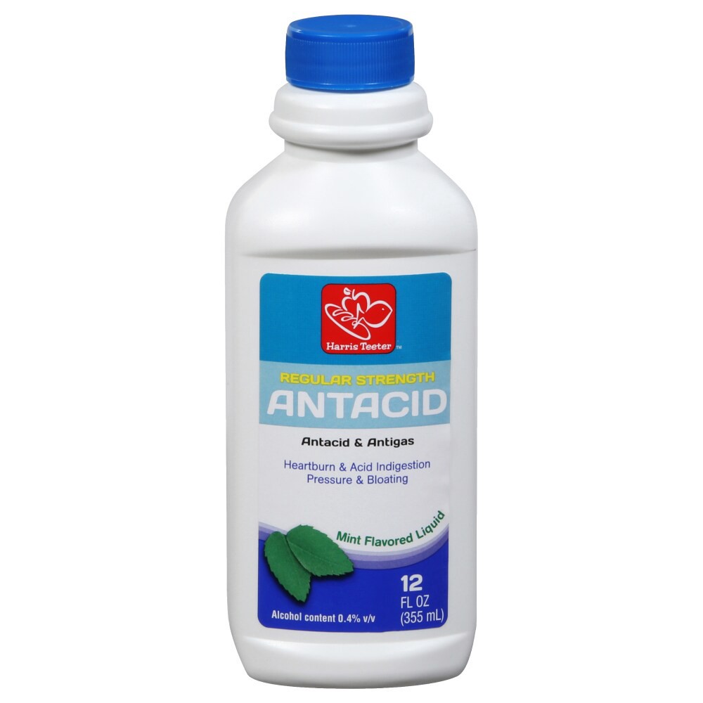 slide 2 of 2, Harris Teeter Antigas- Antacid Mint Liq, 1 ct