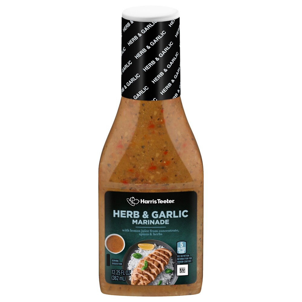 slide 2 of 2, Harris Teeter Marinade Herb & Garlic - 12.25 oz, 12.25 oz