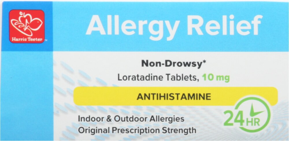 slide 4 of 4, Harris Teeter Allergy Relief Loratadine, 90 ct