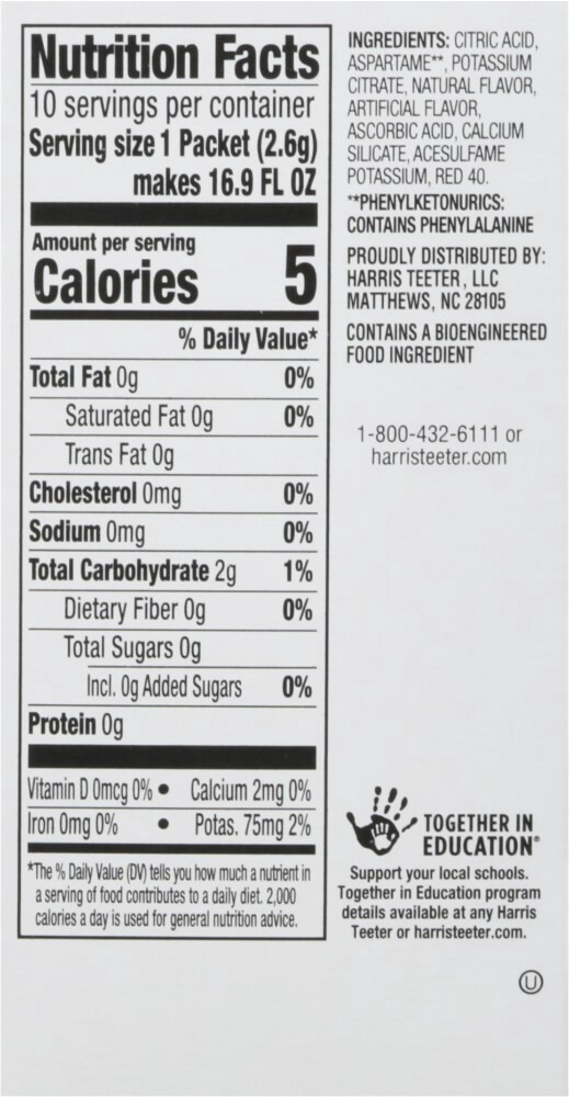 slide 2 of 2, Harris Teeter Rasp Lmnade Drink Mix Stick - 0.91 oz, 0.91 oz